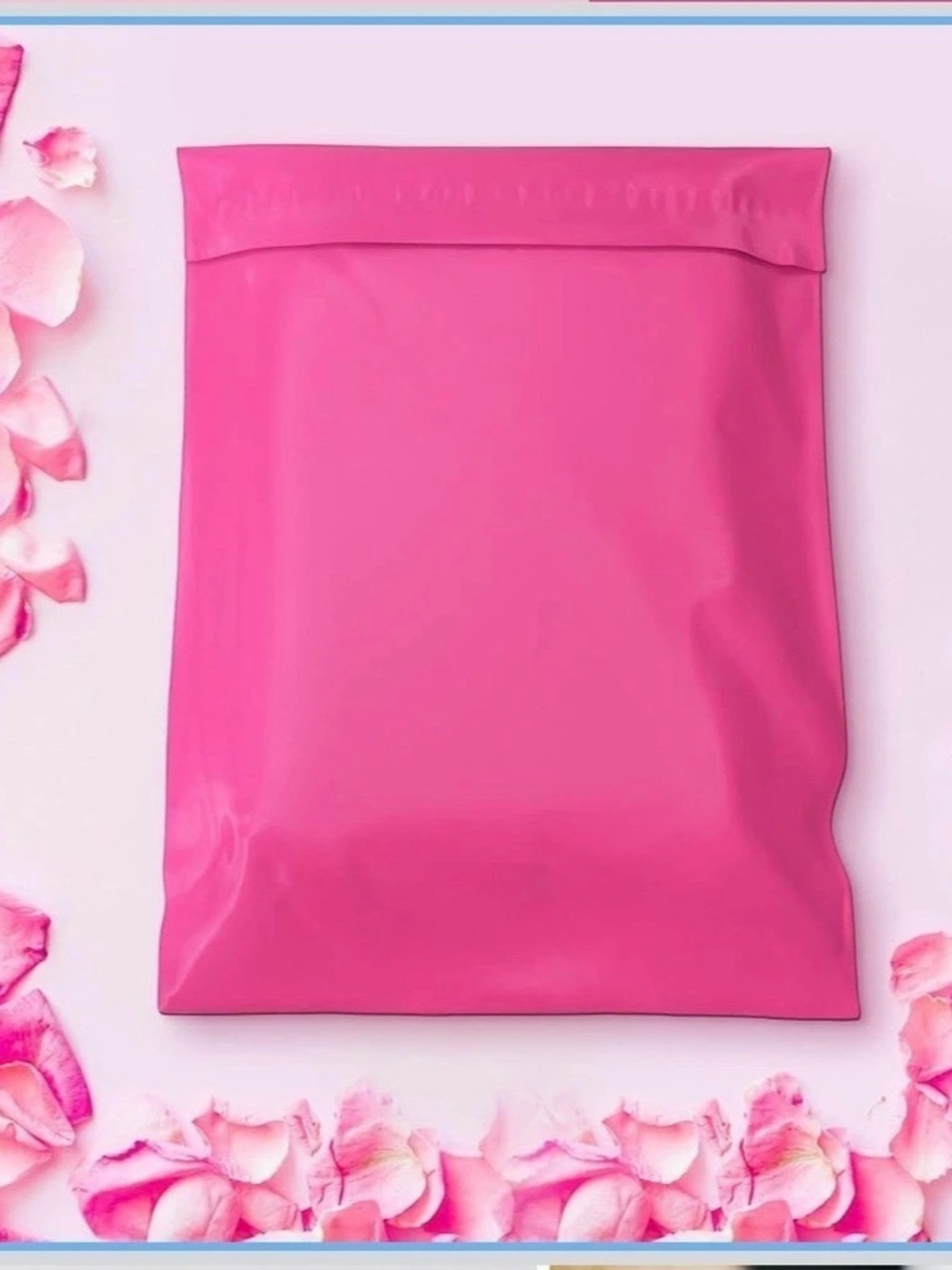 Pink Poly Mailer 25ct size: 12” x 15.5”